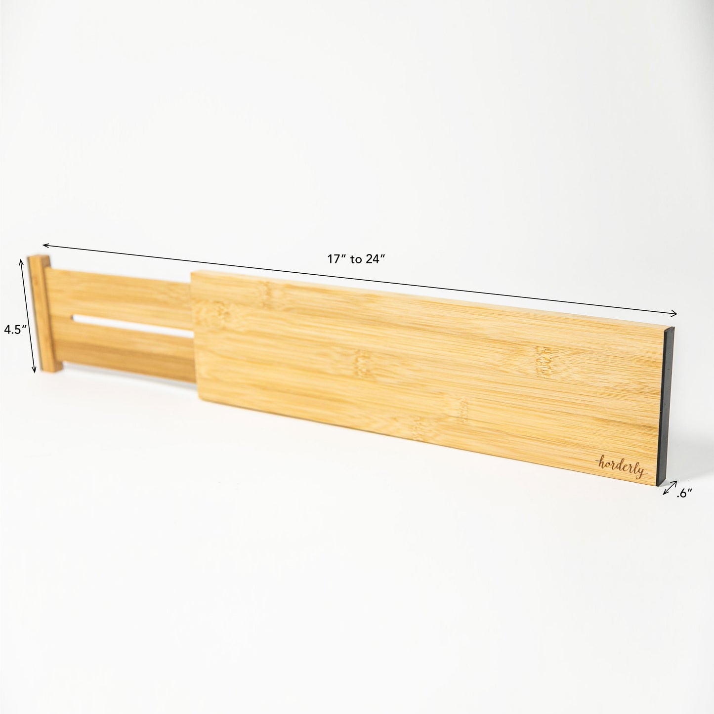 Bamboo Expandable Drawer Dividers – Natural