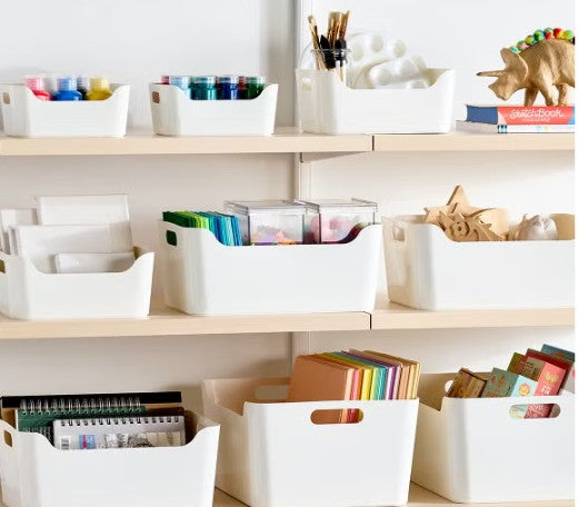 Plastic Storage Bin with Handles