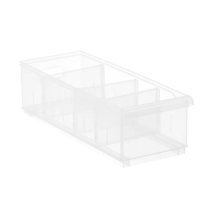 STAK Bin w/ Wheels Clear