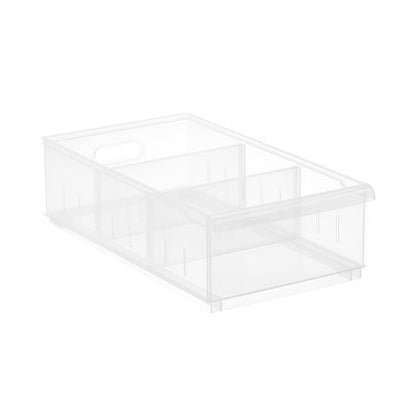 STAK Bin w/ Wheels Clear