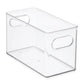 THE HOME EDIT Narrow Pantry Bin Clear