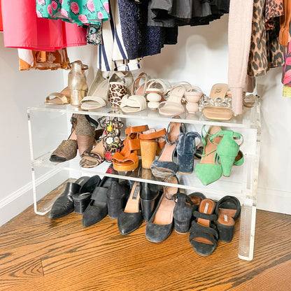 Acrylic Shoe Shelf