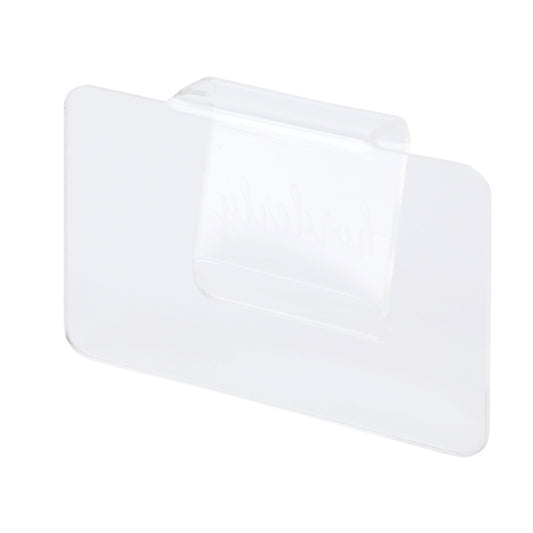 Clear Acrylic Bin Clip Label