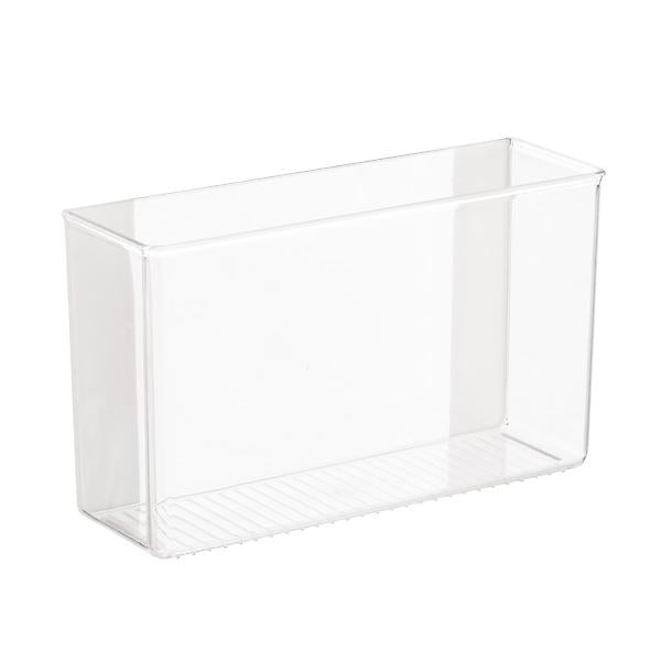 Affixx Adhesive Organizer Bin Clear