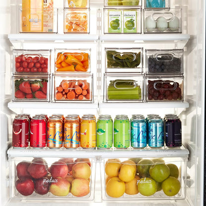 The Home Edit Fridge Bins
