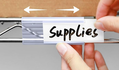 Wire Shelf Label Holders (Pack of 1)