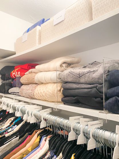 Acrylic Shelf Divider