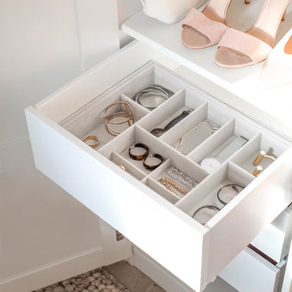 Stackers Expandable Jewelry Trays Grey