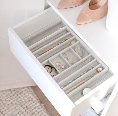Stackers Expandable Jewelry Trays Grey