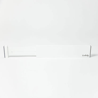 Bamboo Expandable Drawer Dividers – White