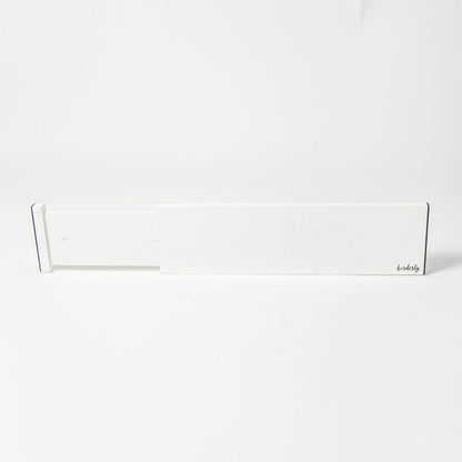 Bamboo Expandable Drawer Dividers – White