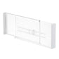 iDESIGN Linus Expandable Drawer Divider Clear Set of 2