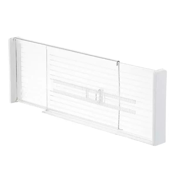 iDESIGN Linus Expandable Drawer Divider Clear Set of 2