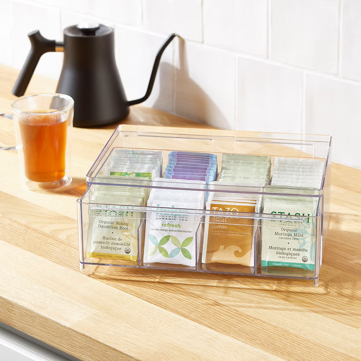 iDesign Linus Tea Storage Box - Thumbnail 5