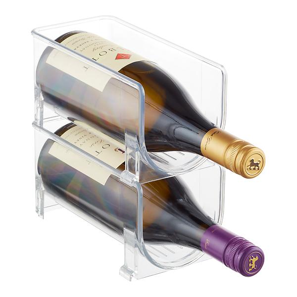 iDESIGN Fridge Bins Wine Holder Clear